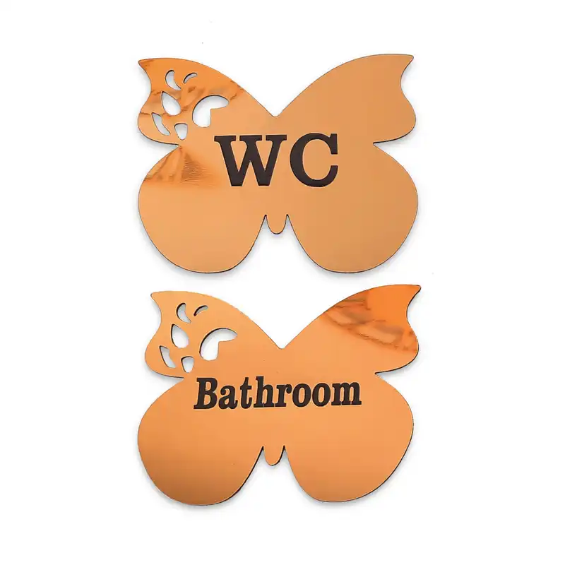 آینه دکوماتوس مدل پروانه بسته 2 عددی