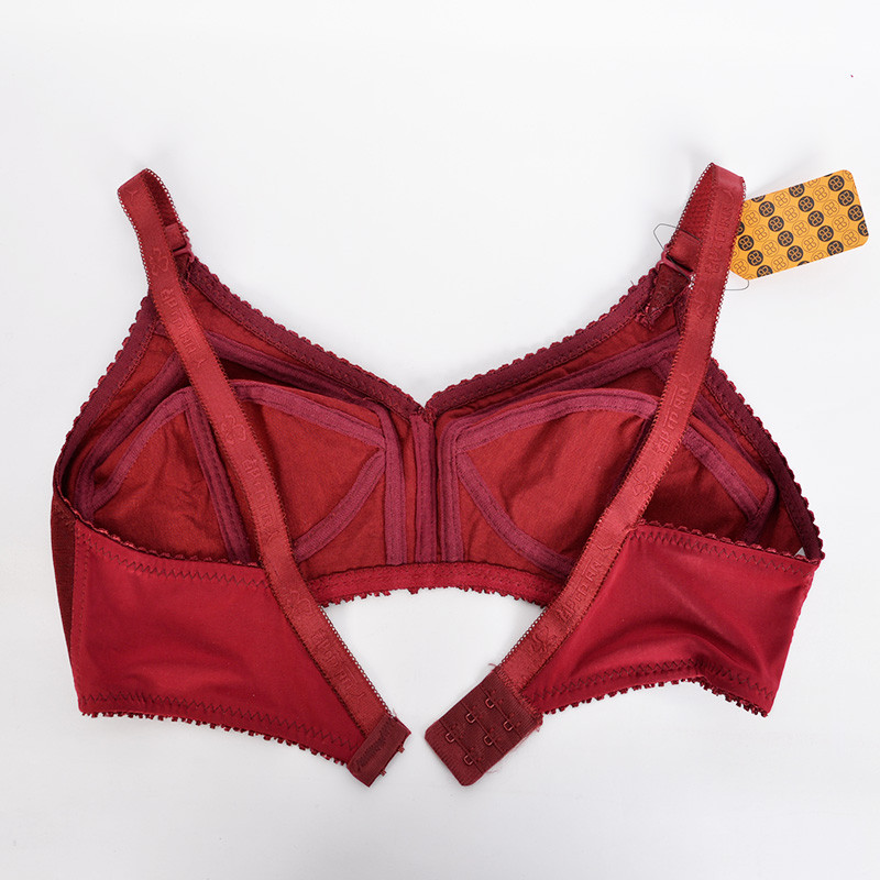 سوتین زنانه دکسونری مدل 125006949 نخی رنگ شرابی