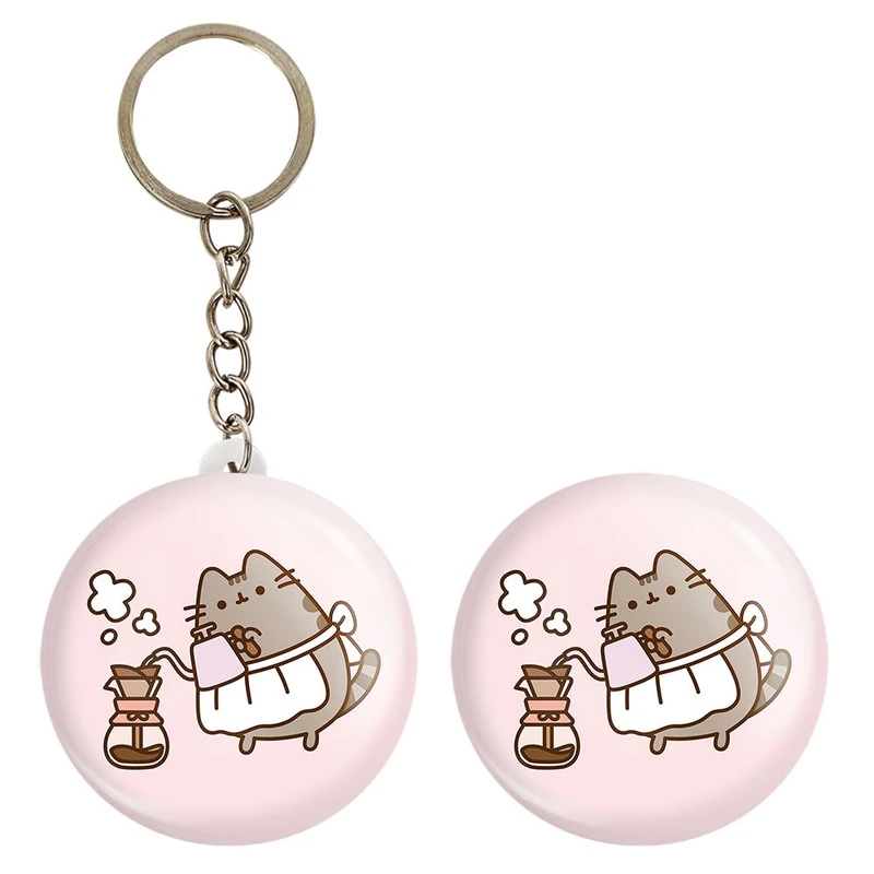 پیکسل خندالو مدل کافی شاپ قهوه کد 27517 به همراه جاکلیدی