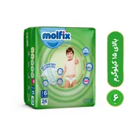پوشک کودک مولفیکس مدل چسبی سایز 6 بسته 24 عددی