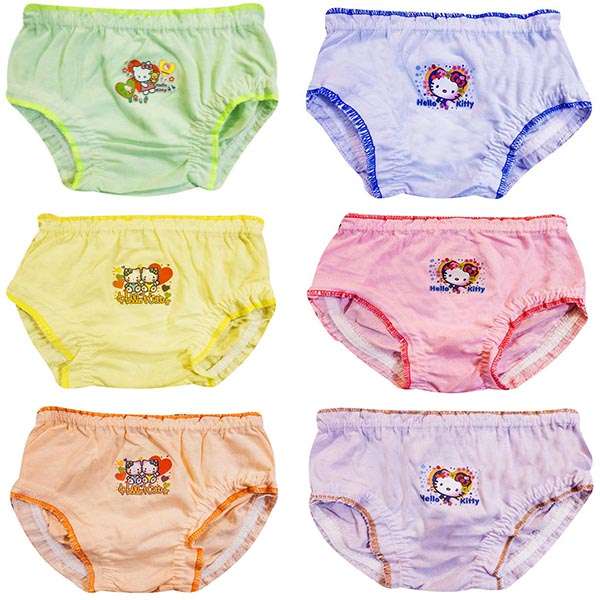 شورت دخترانه مدل Pastille مجموعه 6 عددی