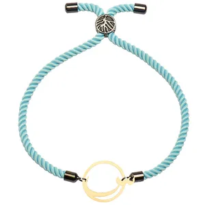 دستبند طلا 18 عیار زنانه الن نار مدل حرف س 2875