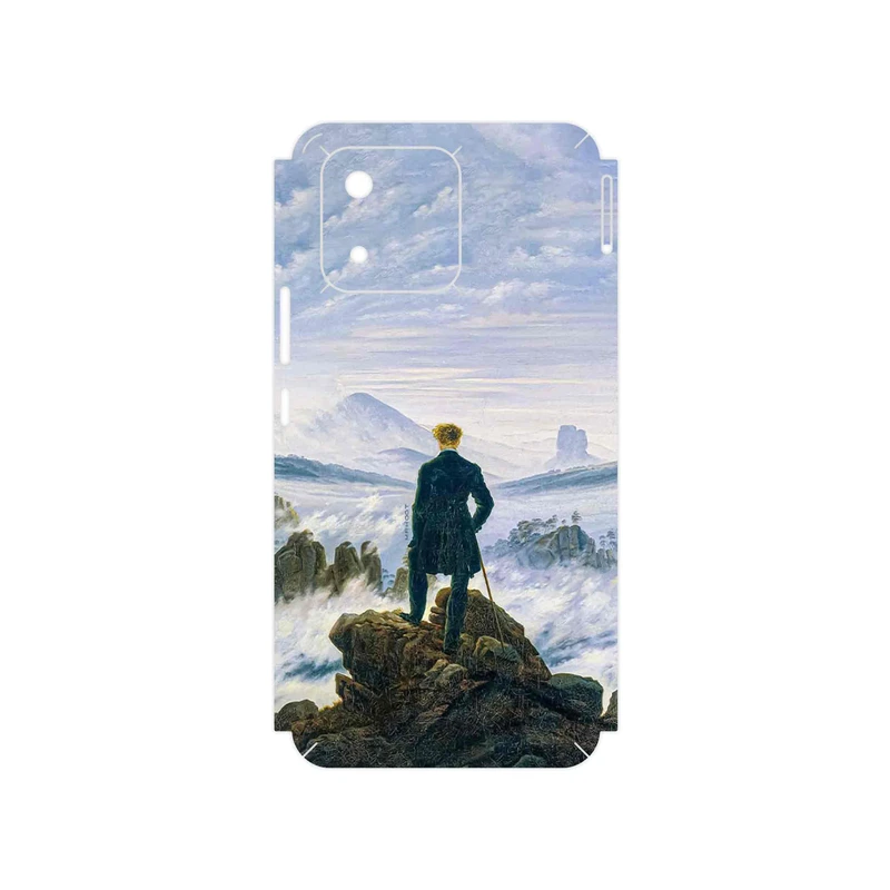 برچسب پوششی ماهوت مدل Wanderer above the Sea of Fog مناسب برای گوشی موبایل آنر X5