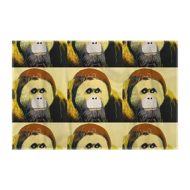 کاغذ کادو ترمه طراحان ایده مدل اورانگوتان از وارهول کد art0865 سایز 57x37 سانتی متر