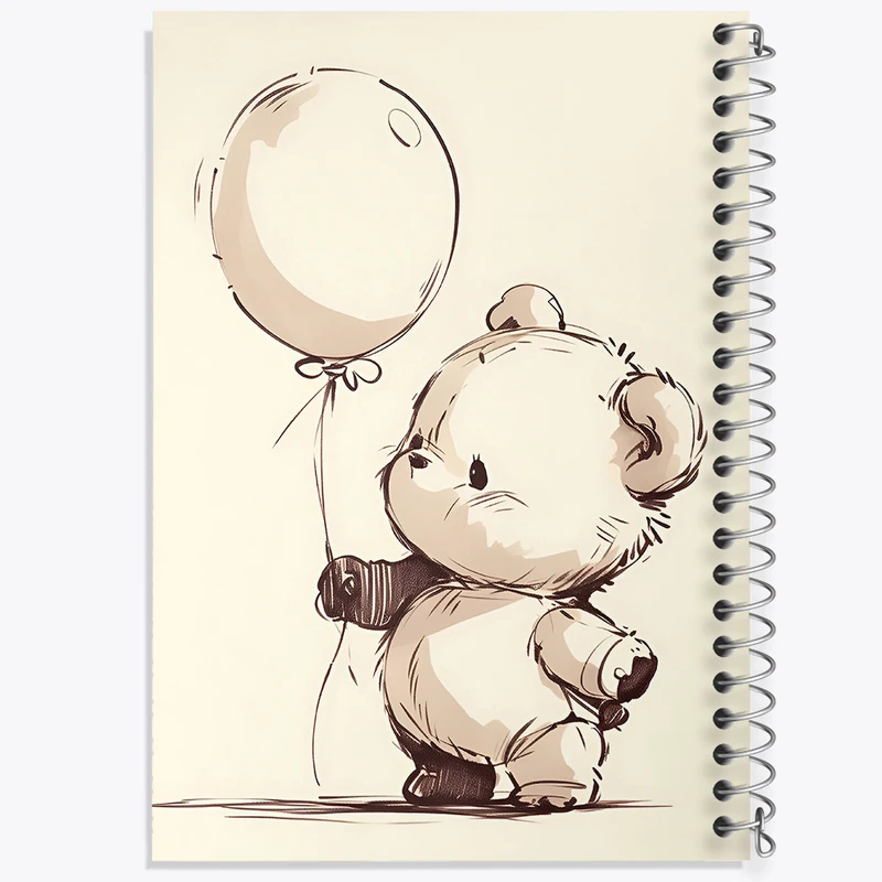 دفتر لیست خرید 50 برگ خندالو طرح خرس کیوت کد N4363