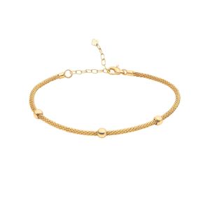 دستبند النگویی طلا 18 عیار زنانه ماوی گالری مدل مت اوربیت