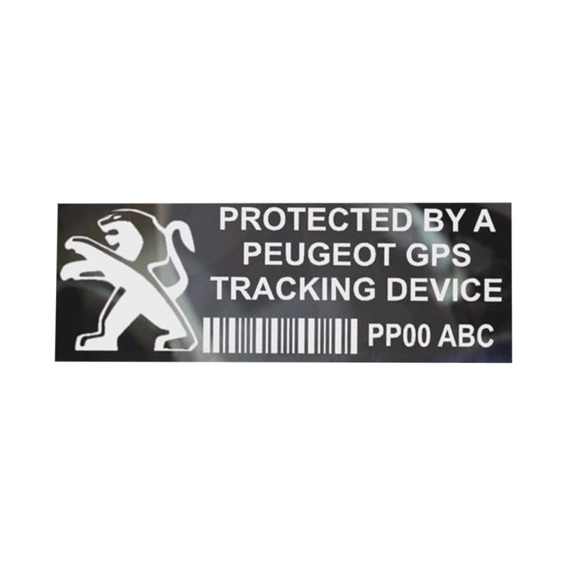 برچسب شیشه خودرو کالانیکس مدل BAR-GPS-100315 طرح GPS مناسب برای پژو 207