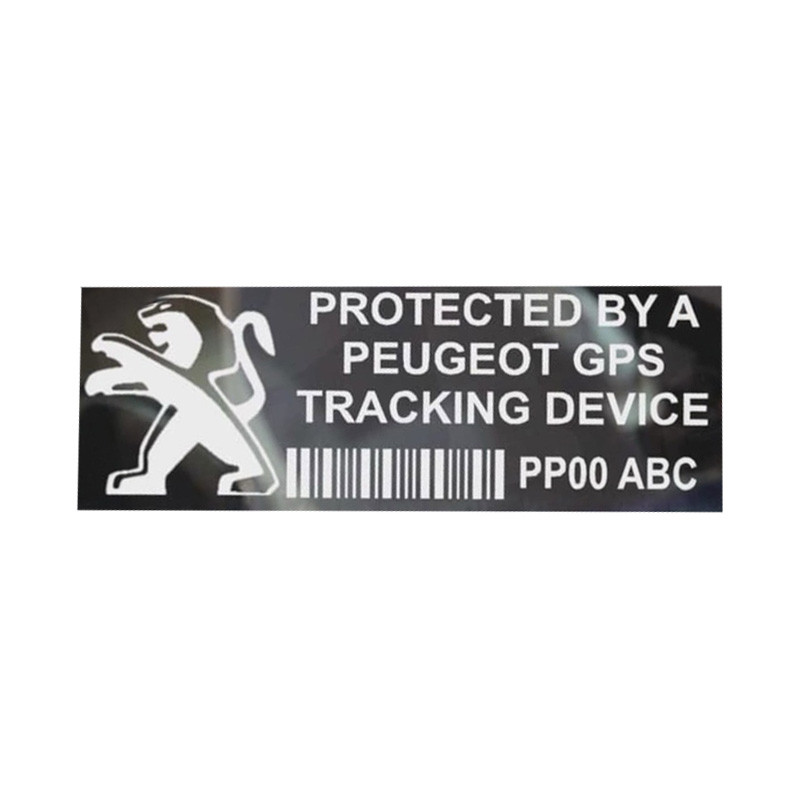 برچسب شیشه خودرو کالانیکس مدل BAR-GPS-100315 طرح GPS مناسب برای پژو 207