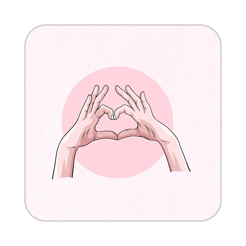 زیر لیوانی کاکتی طرح عاشقانه مدل mp38600