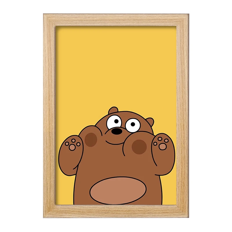 تابلو خندالو مدل انیمیشن سه خرس کله پوک کد 27632