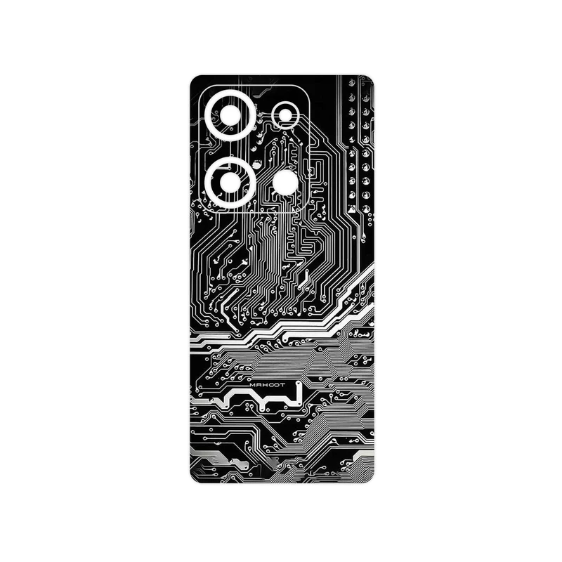 برچسب پوششی ماهوت مدل Black_Printed_Circuit_Board مناسب برای گوشی موبایل شیائومی Redmi Note 14S