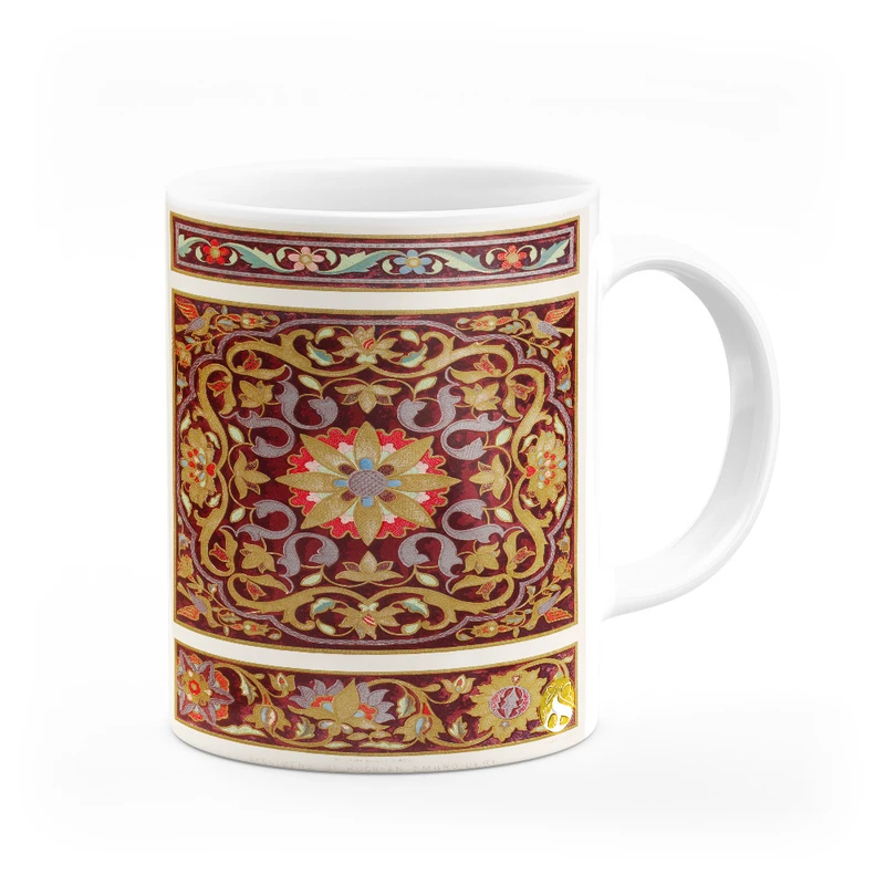 ماگ هومرو طرح فرش سنتی ایرانی مدل MG7924