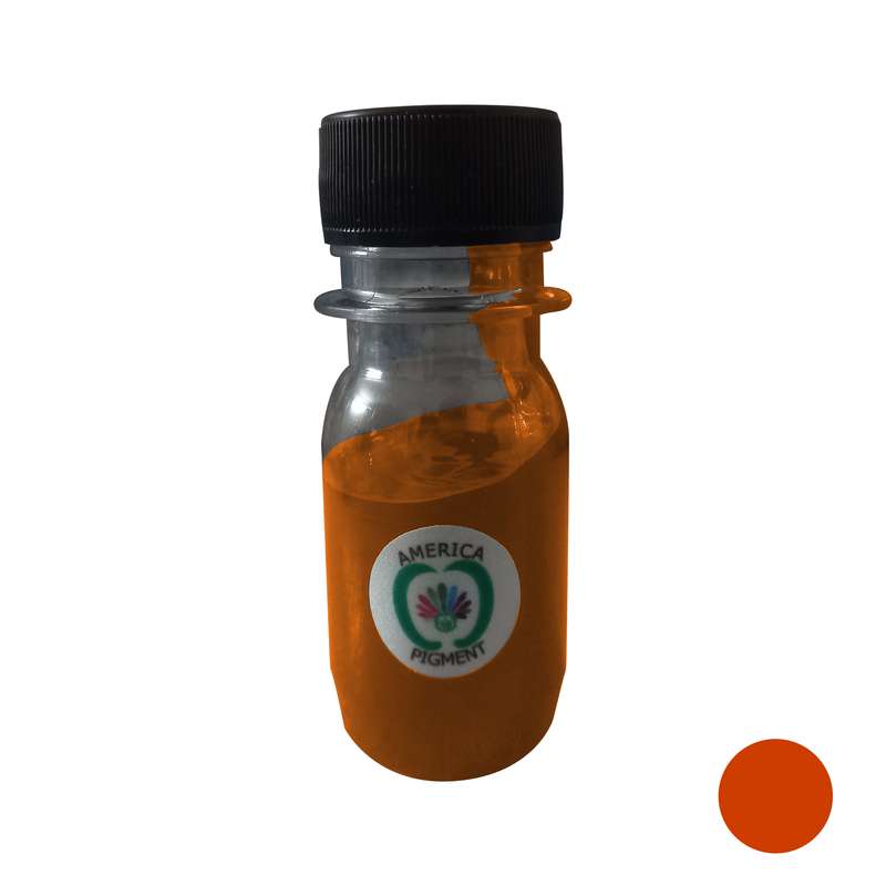 رنگ تتو آمریکاپیگمنت مدل  MICRO 25 حجم 25 میلی لیتر رنگ نارنجی