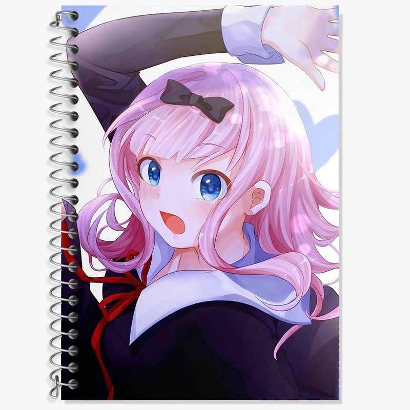 دفتر لغت 50 برگ خندالو مدل چیکا فوجیوارا انیمه کاگویا ساما کد 16013