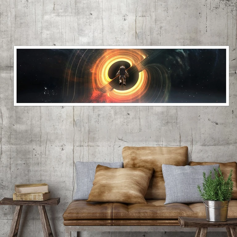 تابلو بکلیت طرح فضانورد و کهکشان مدل W-7820