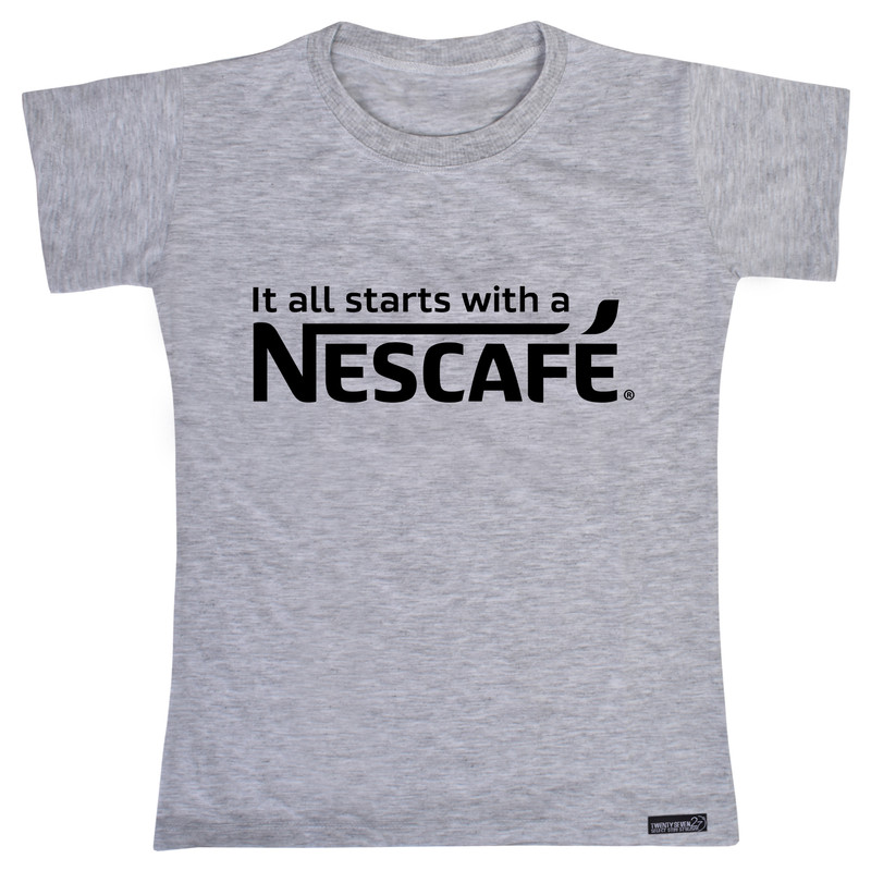 تی شرت آستین کوتاه پسرانه 27 مدل Nescafe کد MH894