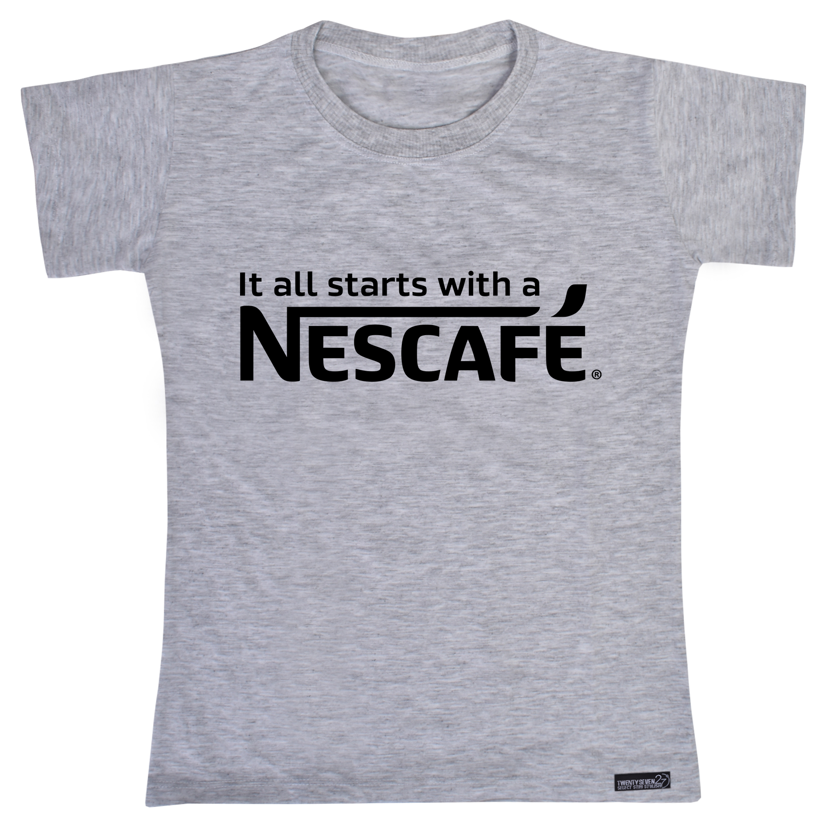 تی شرت آستین کوتاه پسرانه 27 مدل Nescafe کد MH894