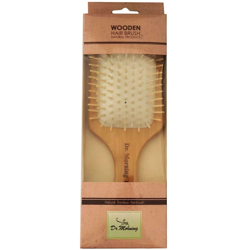 برس مو دکتر مورنینگ مدل wooden برس مو دکتر مورنینگ مدل wooden