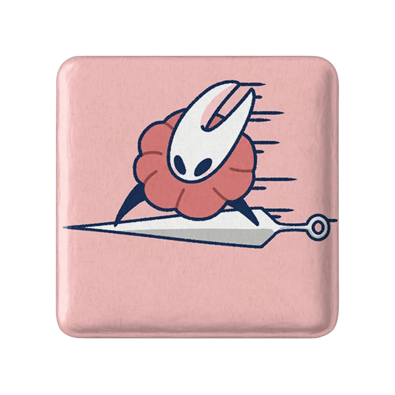 مگنت خندالو طرح بازی هالو نایت (Hollow Knight) مدل مربعی کد 32951