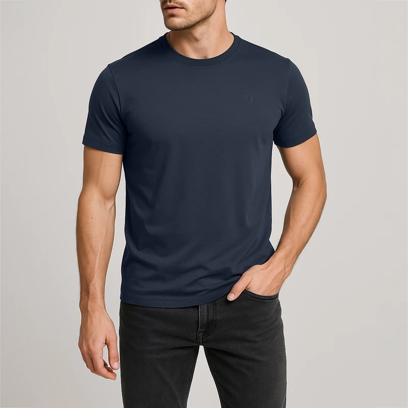 تی شرت آستین کوتاه مردانه جوتی جینز مدل یقه گرد کد 1551334