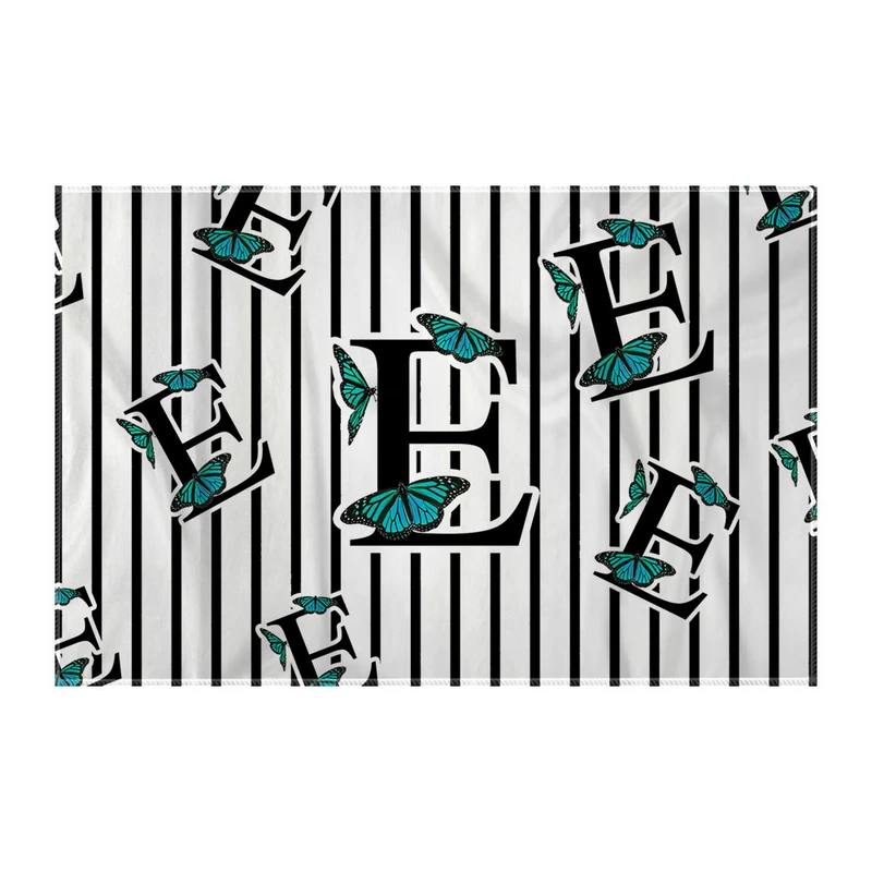کاغذ کادو ترمه طراحان ایده مدل حرف E پروانه ای کد cfp3007