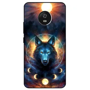 Megafone Wolf and Moon 8006 Cover For Motorola Moto G5