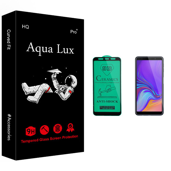 محافظ صفحه نمایش سرامیکی آکوا لاکس مدل +Pro مناسب برای گوشی موبایل سامسونگ Galaxy A7 2018/A750