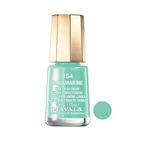 لاک ناخن ماوالا مدل AQUAMARINE شماره 154