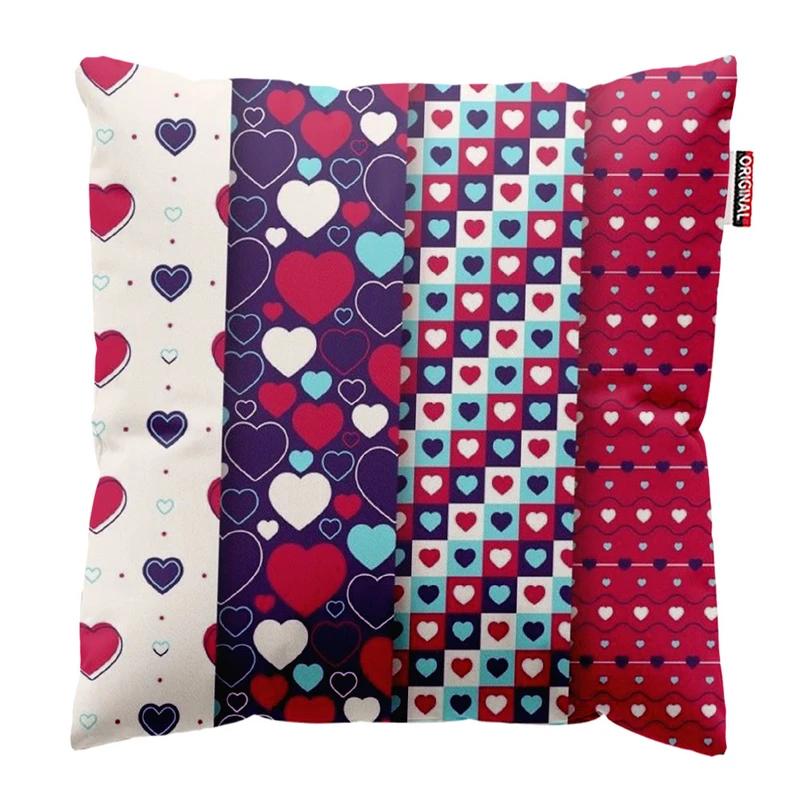  کوسن پاد آفرین طرح قلب سایز 30*30 سانتی متر کد 921