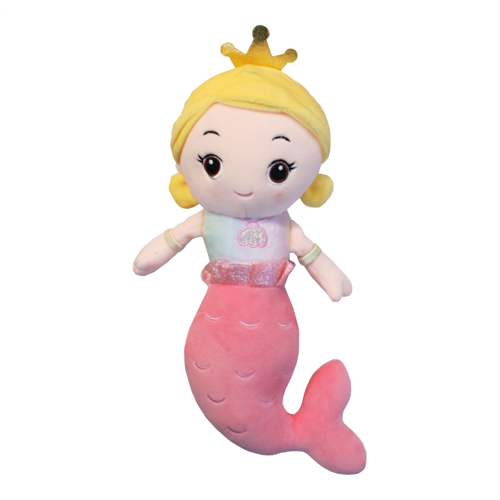 عروسک طرح پری دریایی مدل mermaid ارتفاع 35 سانتی متر -  - 3