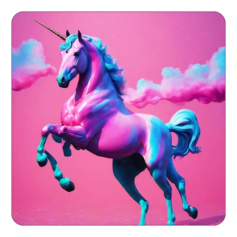 مگنت کاکتی طرح اسب تک شاخ و یونیکورن مدل mp32685