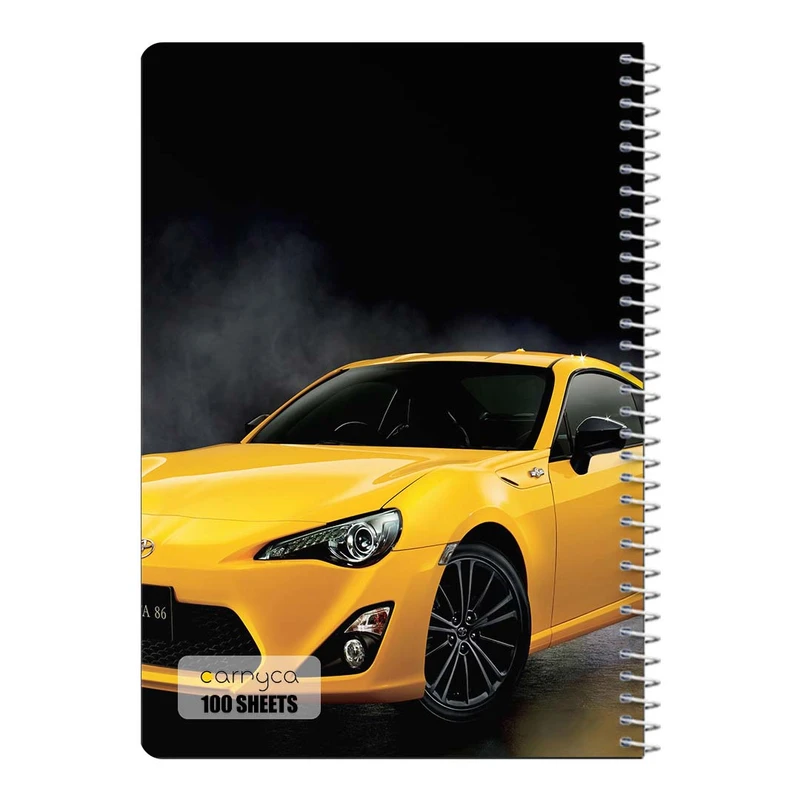 دفتر مشق 100 برگ سیمی کارنیکا طرح تویوتا جی تی ۸۶ Toyota GT86 کد 95397
