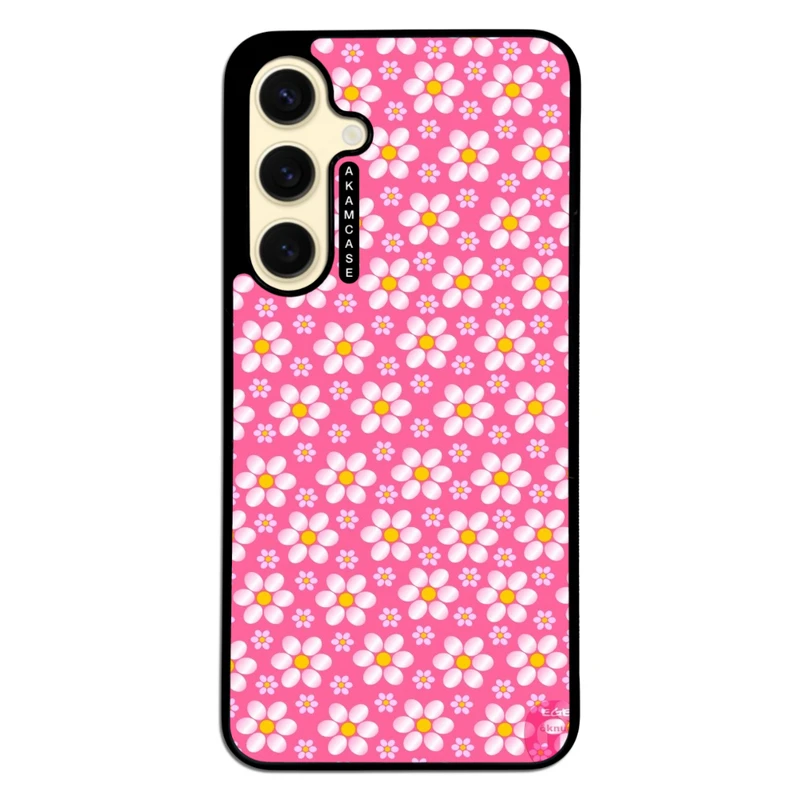 کاور آکام مدل AMC-WSGS24FE-FLOWERS-32 مناسب برای گوشی موبایل سامسونگ Galaxy S24 FE