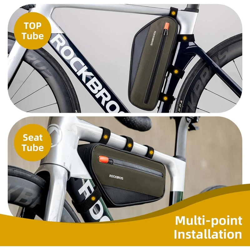 عکس شماره 8 : کیف تنه دوچرخه راک براس مدل multi point کد 2031