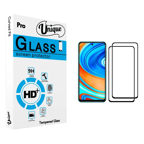 محافظ صفحه نمایش یونیک مدل ULTRA مناسب برای گوشی موبایل شیائومی Redmi Note 9 Pro بسته دو عددی