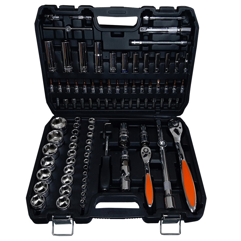 مجموعه ابزار آچار و سری بکس مدل 94-WE مجموعه 94 عددی