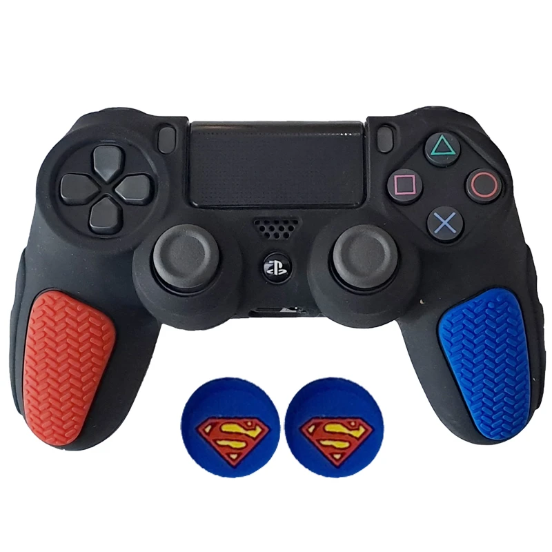 محافظ دسته پلی استیشن ۴ مدل Anti slip PS4-434 به همراه روکش آنالوگ