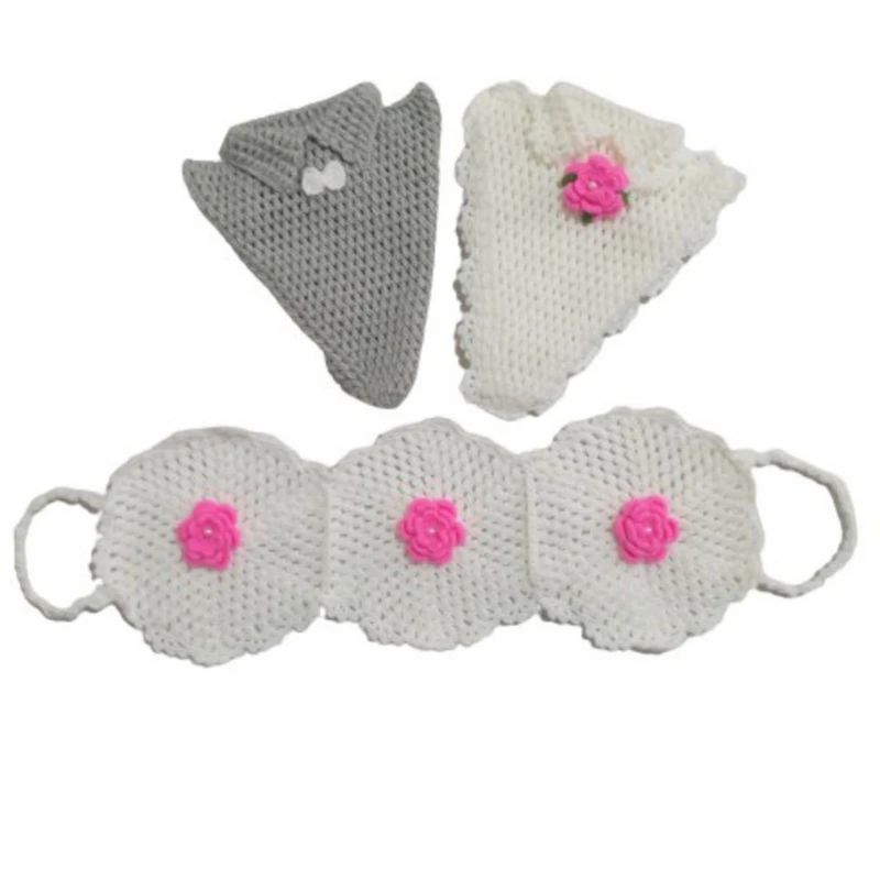 ست لیف حمام مدل عروس و داماد مجموعه 3 عددی 