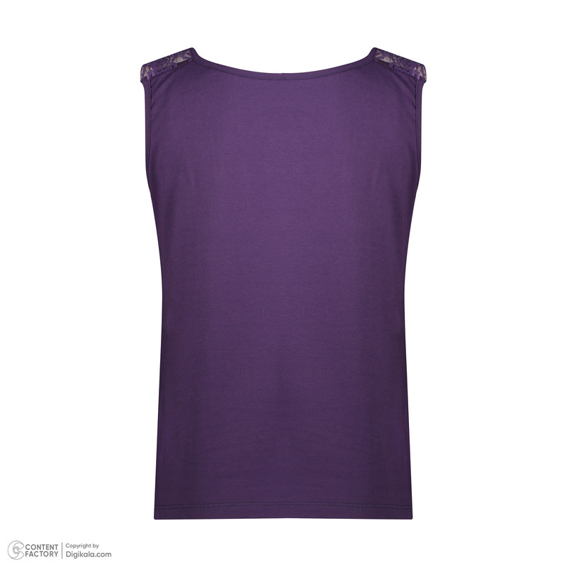 ست تاپ و شلوارک زنانه ناربن مدل 806 رنگ بنفش تیره