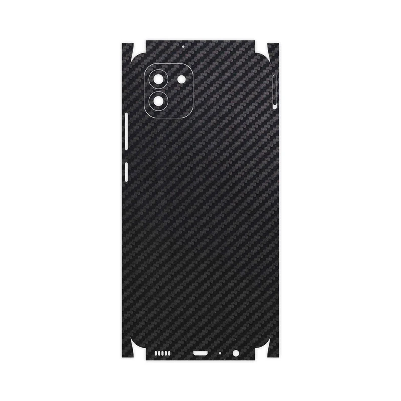 برچسب پوششی ماهوت مدل Carbon-Fiber-FullSkin مناسب برای گوشی موبایل سامسونگ Galaxy A03