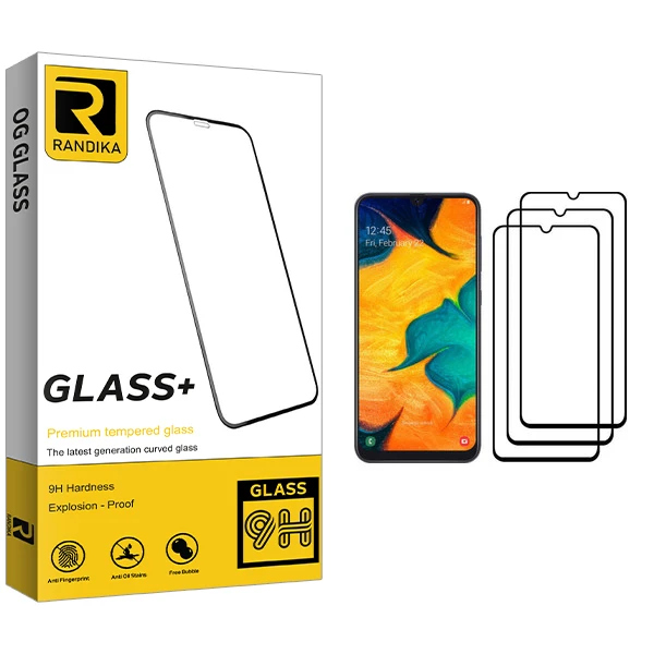 محافظ صفحه نمایش راندیکا مدل GLD مناسب برای گوشی موبایل سامسونگ Galaxy A30 بسته سه عددی