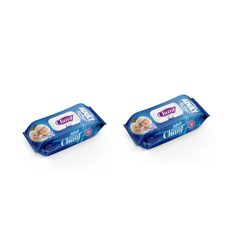 دستمال مرطوب چانف مدل adult 90 مجموعه 2 عددی