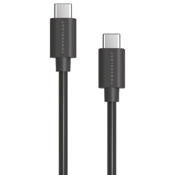 کابل USB-C پاورولوجی مدل PCCPDBK طول 1.2 متر