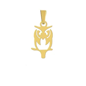 آویز گردنبند هایکا مدل جغد کد a.h 35