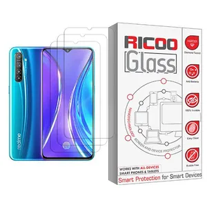 Ricoo Ricoo Glass MIX003 Screen Protector For Realme X2 Pack Of 3