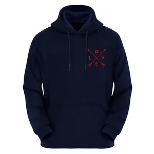 هودی زنانه مدل LOVE کد D02 رنگ سرمه ای