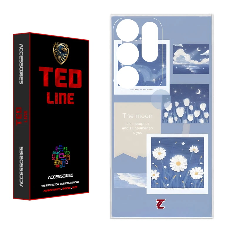 کاور تدلاین طرح بابونه کد 1203 مناسب برای گوشی موبایل سامسونگ Galaxy S25 Ultra