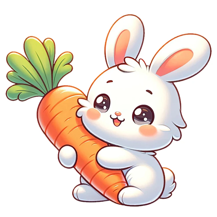 استیکر پارچه و لباس پاد آفرین مدل خرگوش کد DKST291