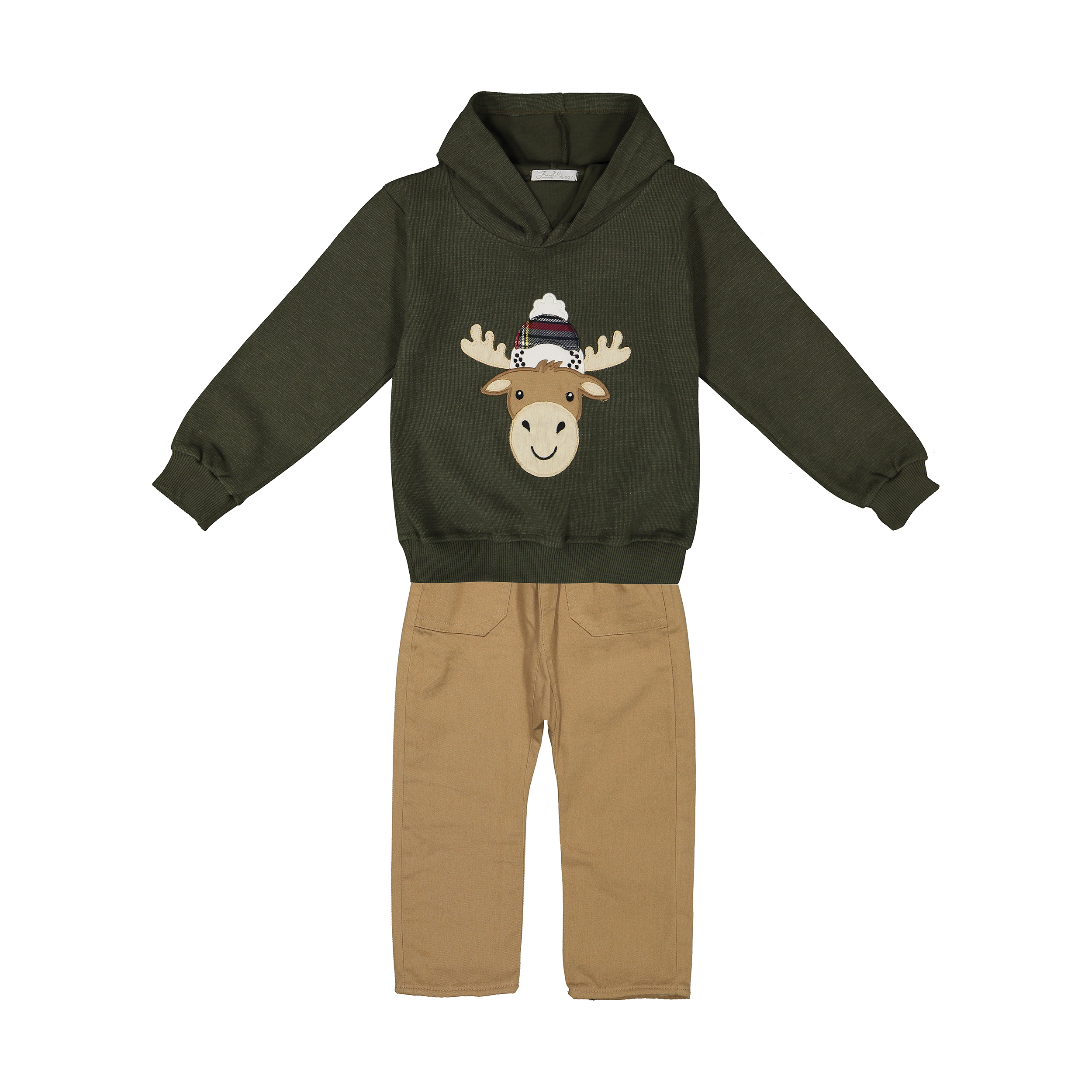 ست هودی و شلوار نوزادی فیورلا مدل 30506