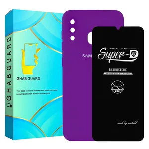 Ghab Guard SILICONSUPERD Cover With Screen Protector For Samsung Galaxy A20 / A30